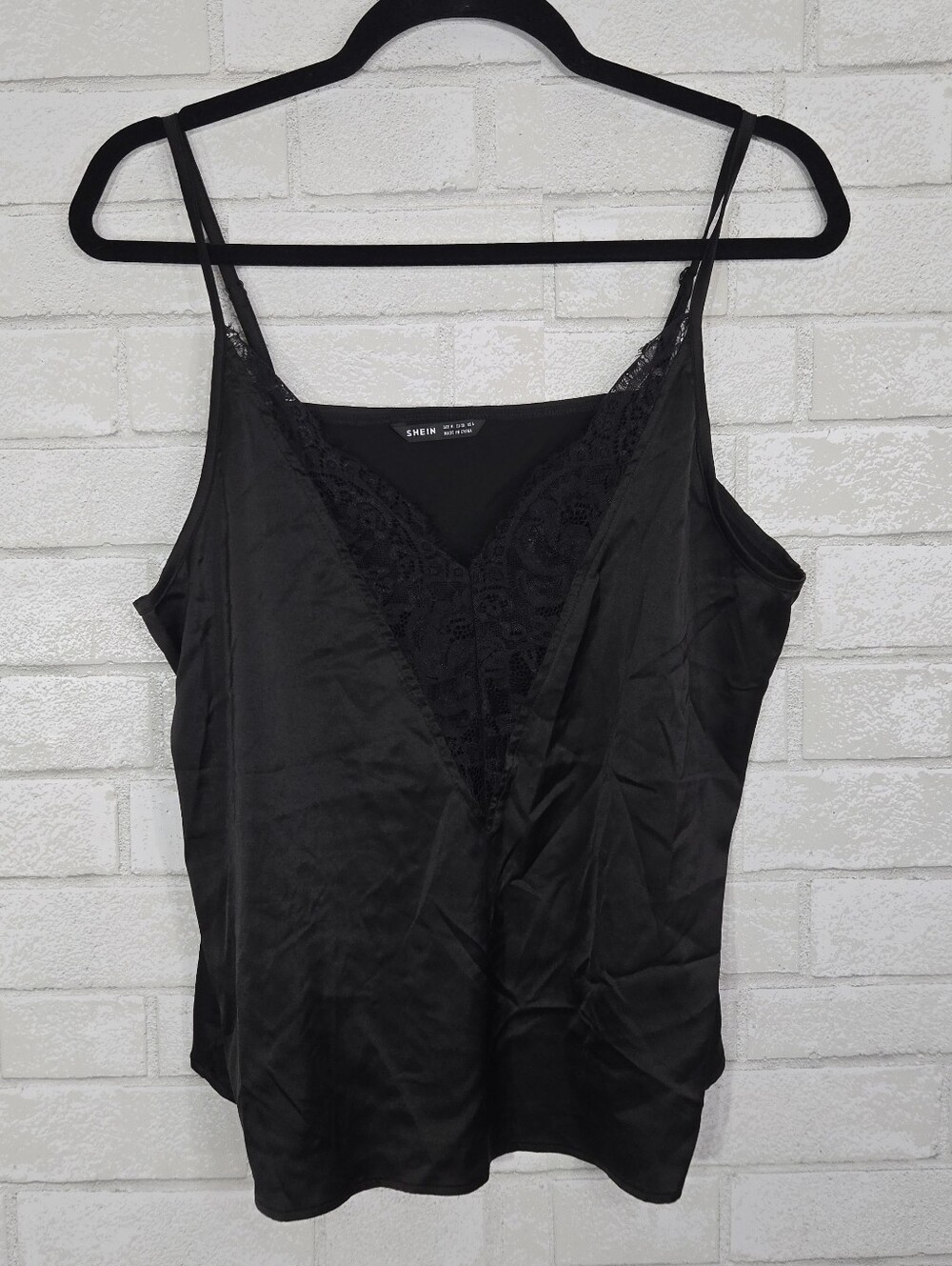SHEIN black lace tank